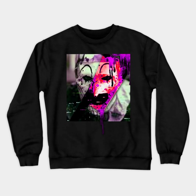 Scary Spooky Art The Clown Crewneck Sweatshirt by Kaziiratata